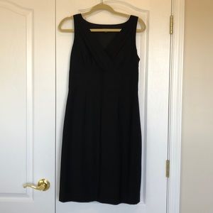Ann Taylor black v-neck dress